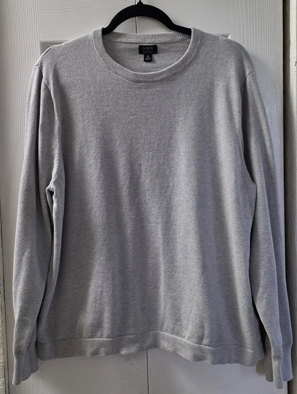 J. Crew Men's Crewneck Sweater - Heather Gray XL